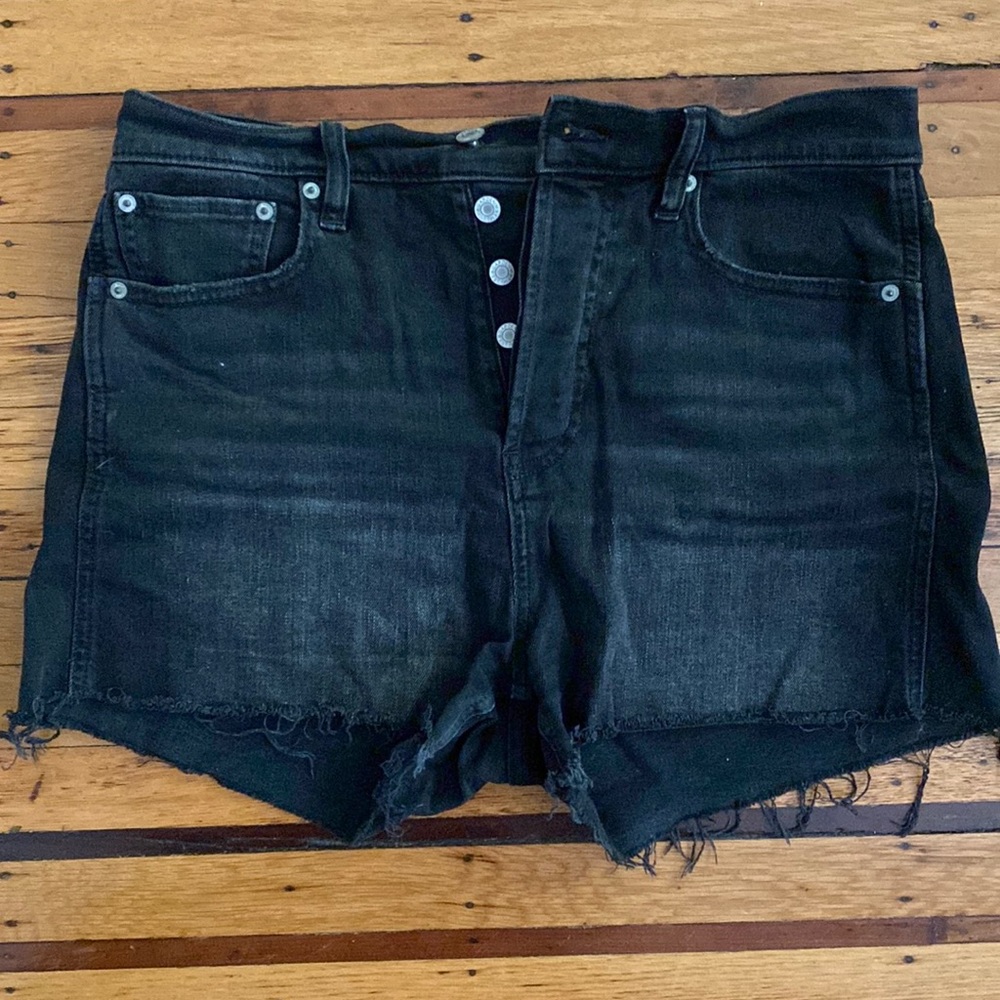 Gap Black Jean Shorts